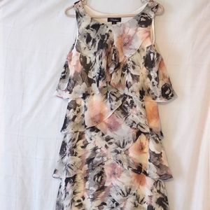 Ruffled, Layered, Midi Dress, Sz 10, NWOT